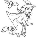Coloriage sorcière À Imprimer Meilleur De Free Printable Witch Coloring Page