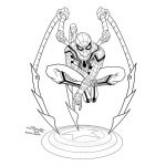 Coloriage Spiderman Homecoming Élégant Iron Spider Drawing