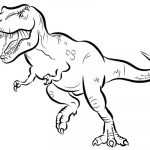 Coloriage Trex Nice Dinosaur Colouring Pages