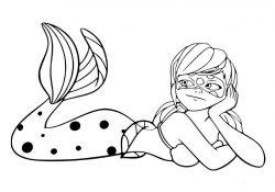 Lady Bug Coloriage Nice Miraculous Coloring Pages E