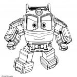 Robot Train Coloriage Frais Coloriage Alf Robot Train En Mode Action Dessin