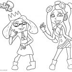 Splatoon 2 Coloriage Nouveau Splatoon Coloring Pages Splatoon 2 Pearl And Marina Sketch