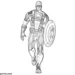 Capitaine America Coloriage Génial Coloriage Colorier Captain America 6 Dessin