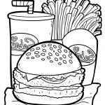 Coloriage Burger Luxe Coloriage Burger Ohbqfo