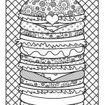 Coloriage Burger Nouveau Hamburger Coloring Page