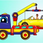 Coloriage Depanneuse Nice Dessin Animé éducatif Pour Les Enfants Avec Maria Et Poma