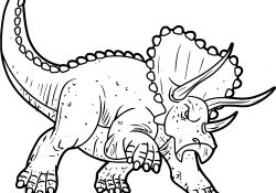 Coloriage Dinosaure Pdf Frais Coloriage Dinosaure Triceratops à Imprimer Sur Coloriages