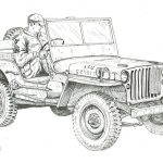 Coloriage Jeep Frais Great War Time Image For The Jeep Coloring Book