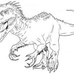 Coloriage Jurassic World 2 Luxe Coloriageindoraptor0d In 2020