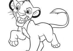 Coloriage Lion Facile Frais Coloriage Lion à Imprimer Pour Les Enfants Cp