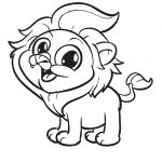 Coloriage Lion Facile Inspiration Ce Petit Lion Sauvage Te Fait Un Beau Sourire Depuis La