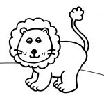 Coloriage Lion Facile Nouveau Coloriage Lion à Imprimer Pour Les Enfants Cp