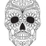 Coloriage Squelette Mexicain Meilleur De Coloriage Squelette Sucre Moustache Et Fleurs Sur