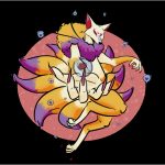 Coloriage Yo Kai Watch Kyubi Nice Okami Kyubi By Mysticdeercats On Deviantart