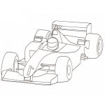 Formule 1 Coloriage Frais Coloriage Voiture Course F1 Numéro 1 Tête à Modeler