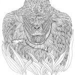 Gorille Coloriage Luxe Gorilla Coloring Page