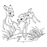 Bambi Coloriage Génial Coloriage Bambi Disney Gratuit à Imprimer