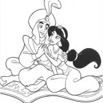 Coloriage Aladdin Et Jasmine Gratuit Frais Coloriage Aladdin Et Jasmine En Plein Vol Dessin Gratuit à Imprimer