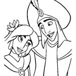 Coloriage Aladdin Et Jasmine Gratuit Nice Dessin à Imprimer Dessin A Imprimer Jasmine Et Aladdin
