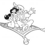 Coloriage Aladdin Et Jasmine Meilleur De Coloriage A Imprimer Aladdin Et Jasmine Sur Tapis Gratuit Et Colorier