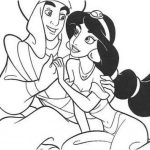 Coloriage Aladdin Et Jasmine Nice Coloriage A Imprimer Jasmine Et Aladdin – Gratuit Coloriage