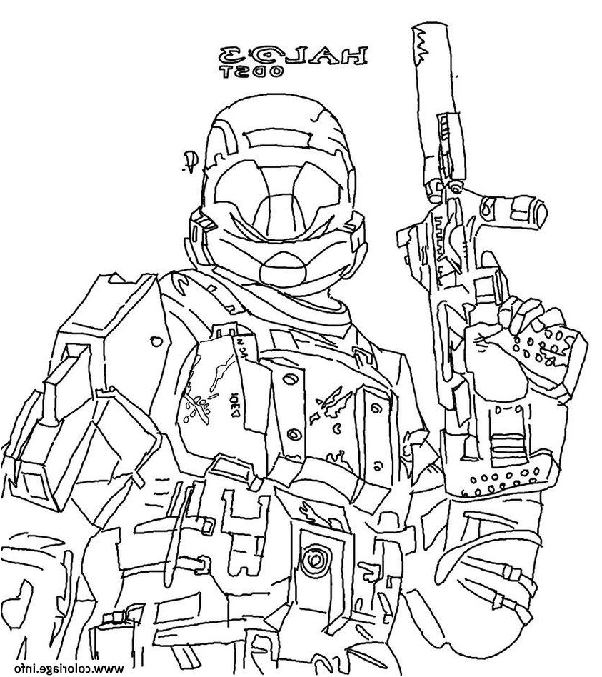 genial coloriage call of duty imprimer