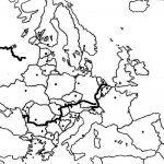 Coloriage Carte Europe Génial Carte De L Europe Vierge À Imprimer Primanyc