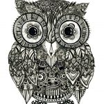 Coloriage Chat à Imprimer Mandala Luxe Owl Artwork Mandala Drawing Drawings