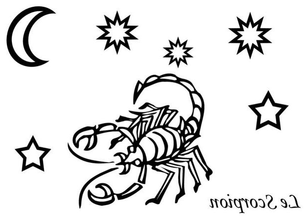 coloriage chevalier du zodiaque scorpion