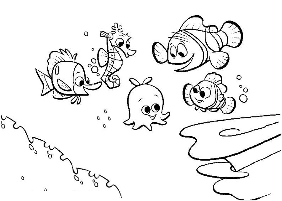 image=finding nemo Coloring for kids finding nemo 1