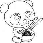 Coloriage De Panda Qui Mange Un Hamburger Nice Coloriage Panda Imprimer Pour Enfants