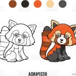 Coloriage De Panda Roux Unique Livre De Coloriage Panda Rouge Vecteurs Libres De Droits Et Plus D