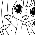 Coloriage En Ligne Manga Fille Frais Coloriage Fille Kawaii Anime ♥ En Ligne Ou Imprimer