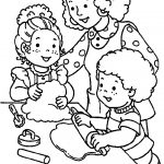 Coloriage En Ligne Maternelle Nouveau Coloriage La Famille Maternelle Dessin Gratuit à Imprimer