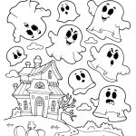Coloriage Fantome Gratuit Nouveau Coloriage Maison Hantee Avec Des Fantomes Dessin Halloween à Imprimer