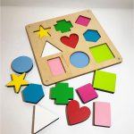 Coloriage Formes Géométriques Cp Inspiration Wooden Shape Puzzle Adults
