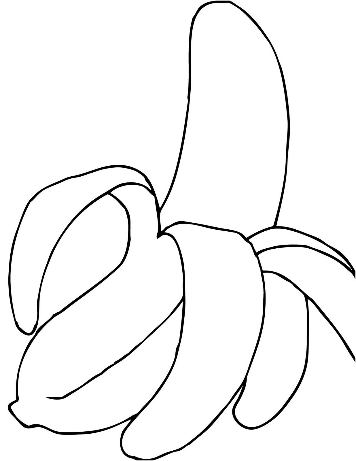 bananas coloring pages