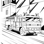 Camion Pompier Colorier Meilleur De Dessin Camion De Pompier Transport à Colorier – Coloriages à