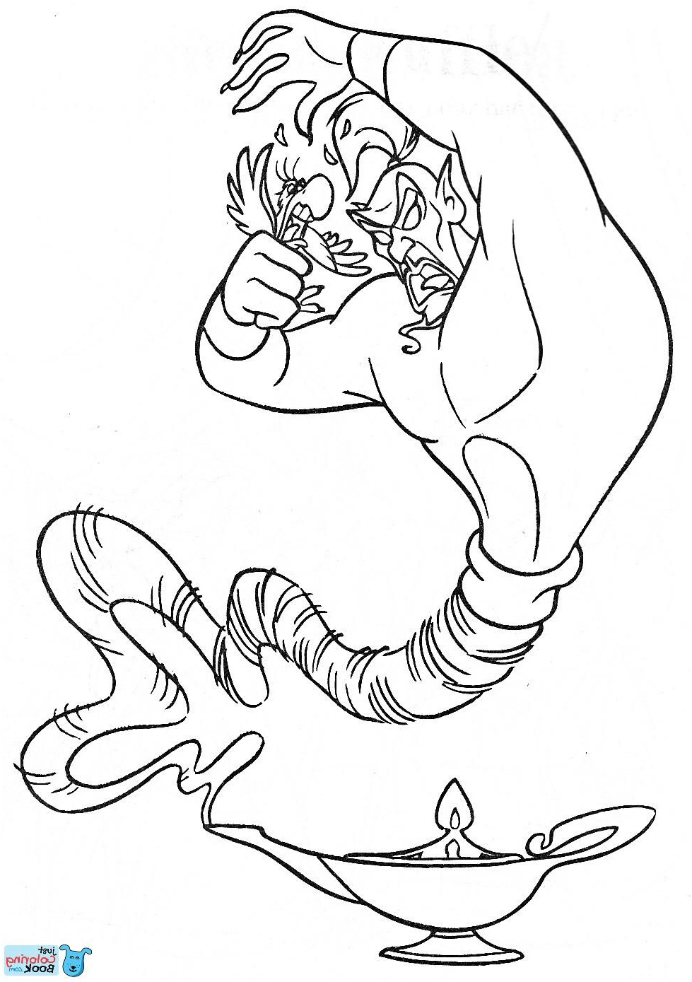 aladdin coloring pages jafar