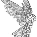 Coloriage Avec Prénom à Imprimer Élégant Image Detail For Tribal Owl Colouring Pages Dessins De Tatouage De Hibou Col