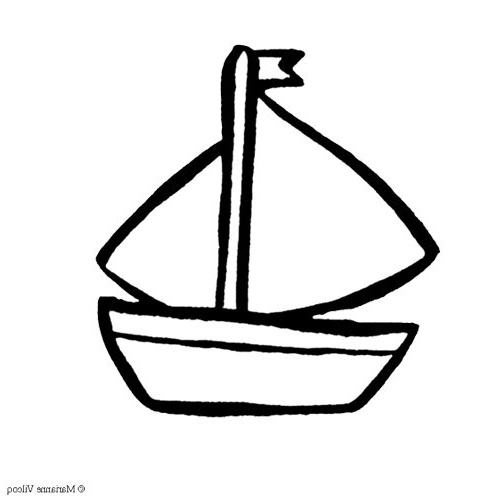 le plus recent pour petit bateau dessin