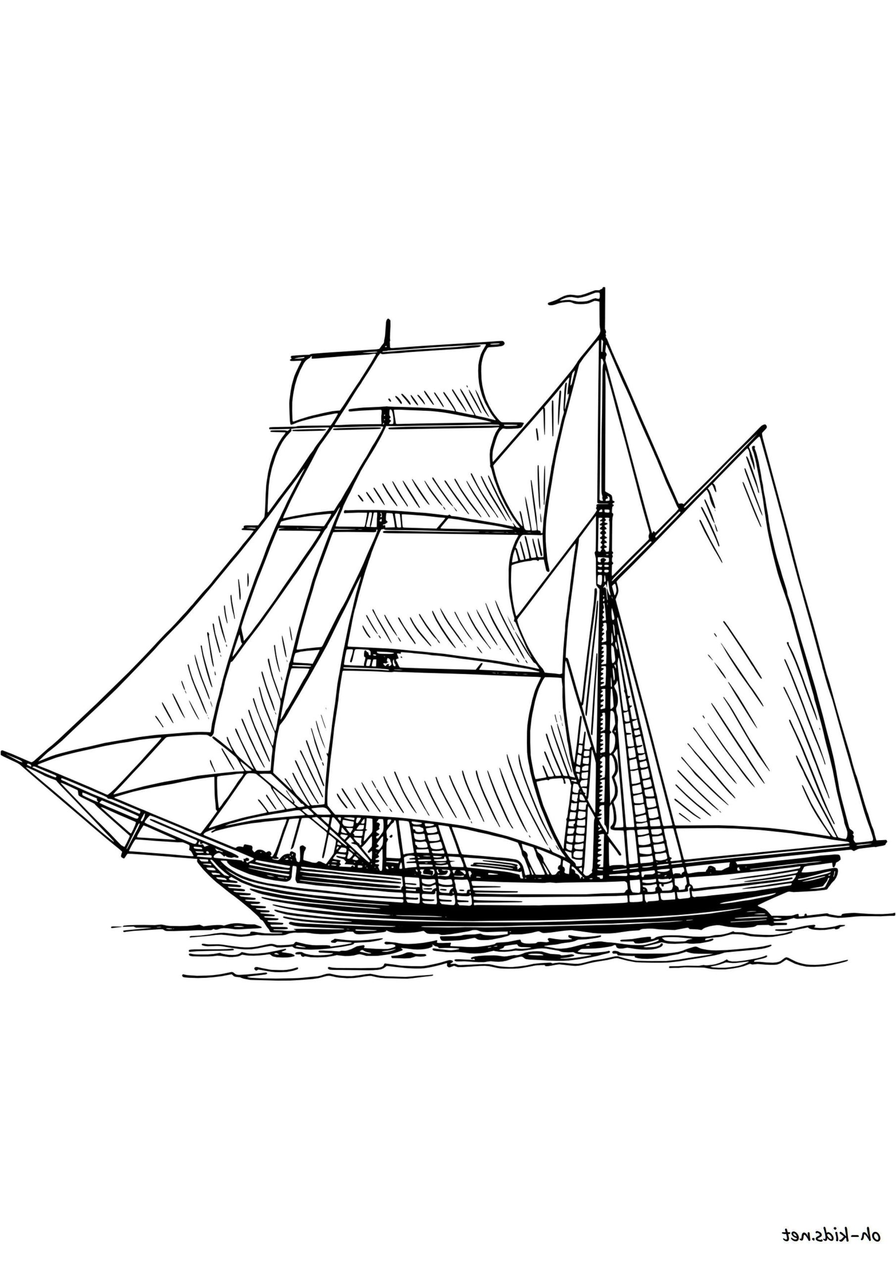 coloriage bateau de guerre 1451
