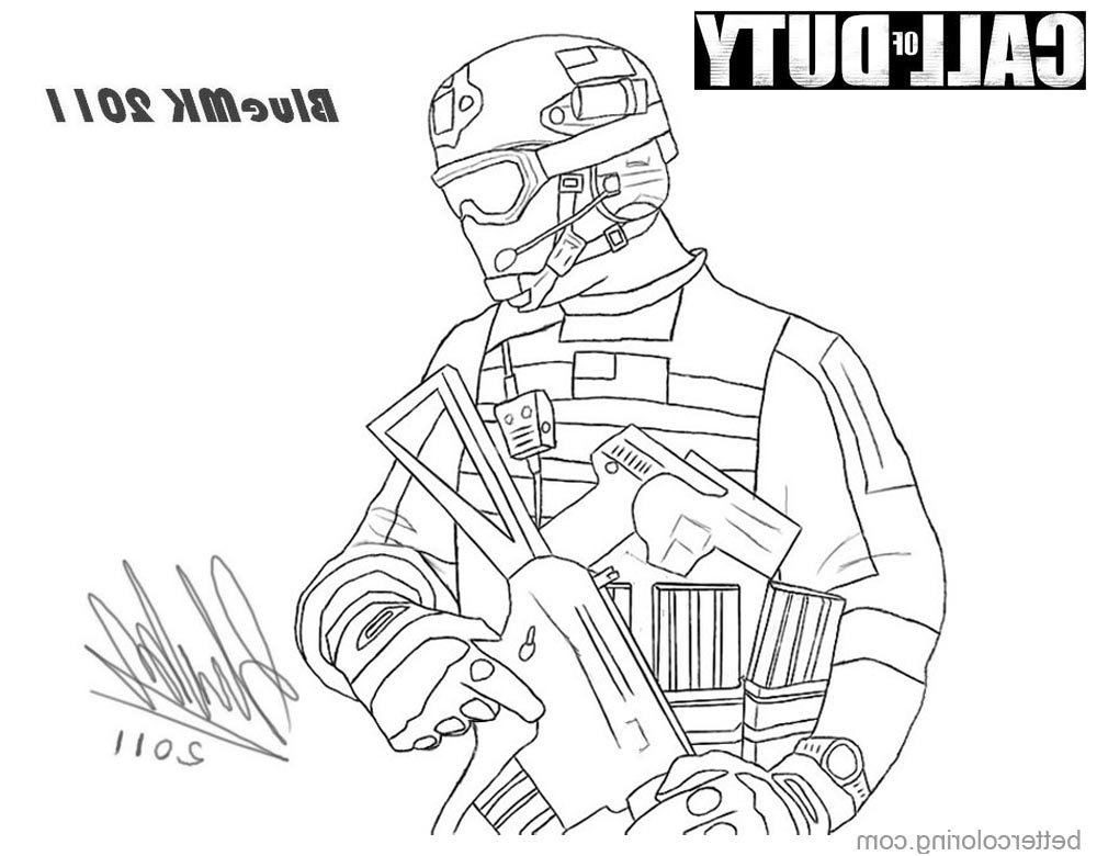30 coloriage call of duty