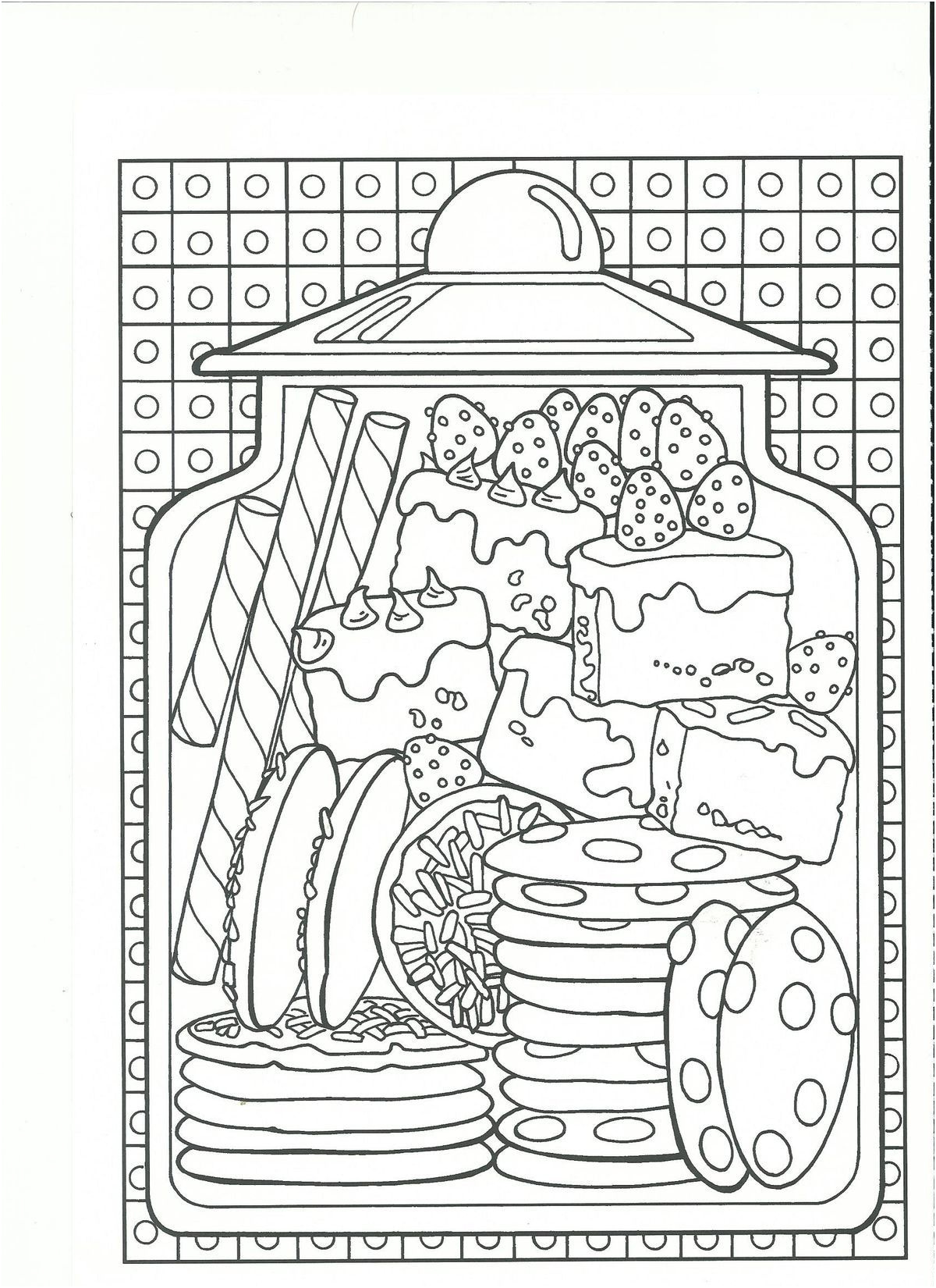 printable coloring pages kitchen