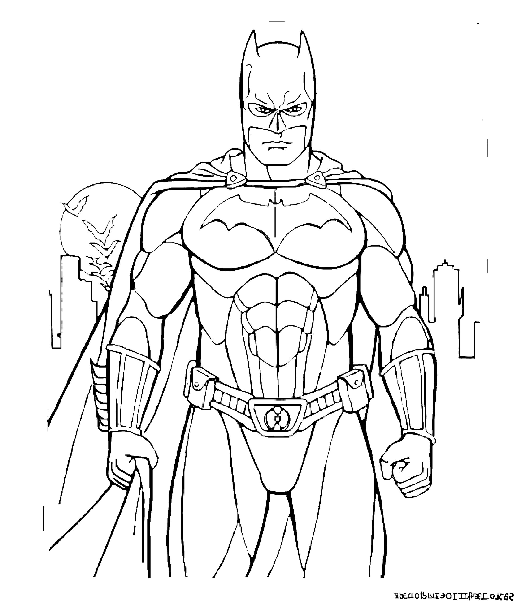 image=batman Coloring for kids batman 2
