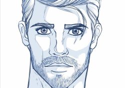 Coloriage De Garçon Nouveau Sketch 2015 Male Face 2 Male Face Drawing Face Sketch Face Drawing
