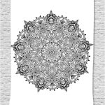 Coloriage De Mandala à Imprimer Frais Mandala Tapestry Lace Like Macro Round Tribal Motif with Mix Paisley Leaf Eleme