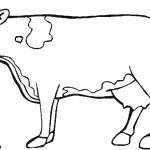 Coloriage De Vache Facile Luxe Coloriage Dessin D Une Vache A Colorier Dessin Animaux à Imprimer