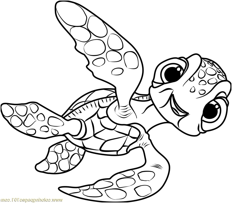 baby dory coloring pages