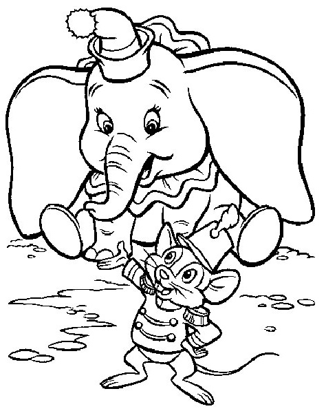 Coloriage Dumbo Souris Élégant Image De Dumbo à Télécharger Et Colorier Coloriage Dumbo Coloriages